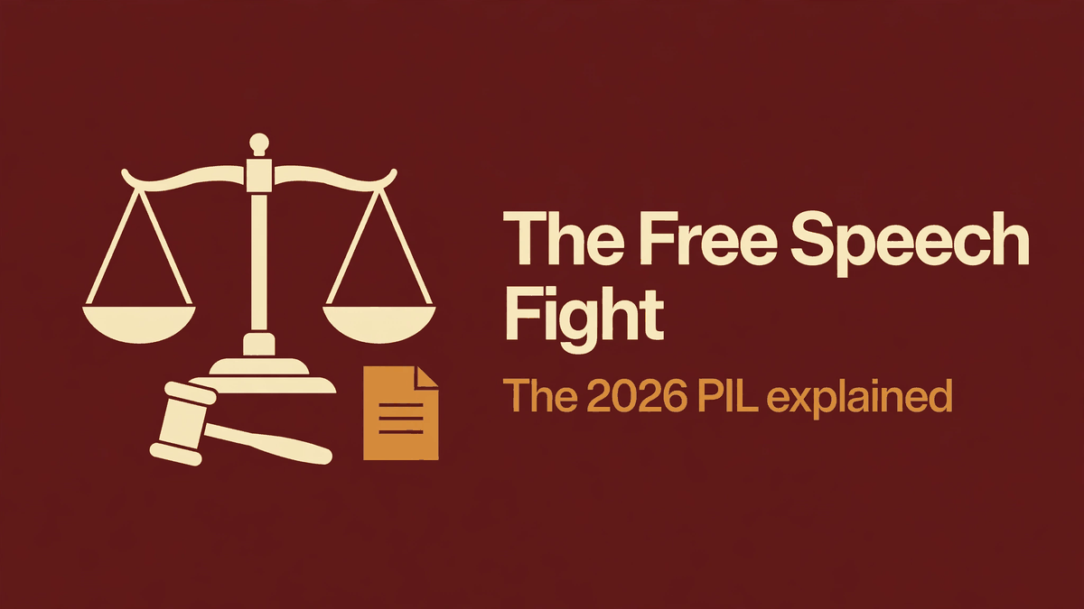 Satluj Free Speech Debate and the 2026 PIL